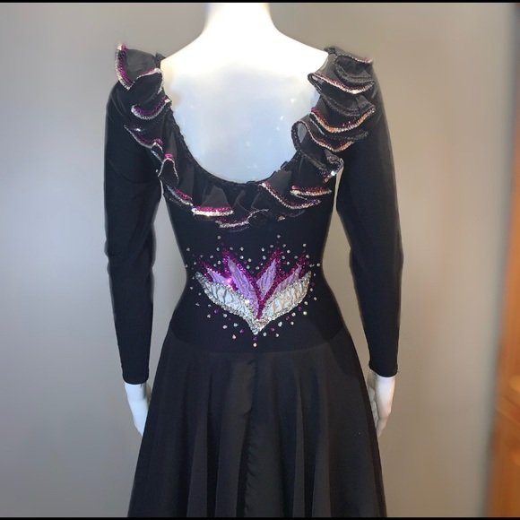 💜💃🏻 Smooth/Standard Ballroom Dance Dress 💃🏻❤️ - Picture 6 of 16